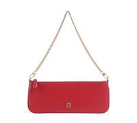 Pinko Flat Horizontal Borsa a spalla rosso, pelle di vacchetta finemente grana, donna