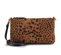 PINKO Borse Donna Marrone Borsa mini Borsa a tracolla in Suede Leopardato Autunn