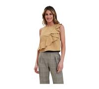 PINKO - Fortunata Top - Stiloso e Trendy - - Tops - Donna - Beige - S