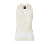Pinko canotta a polo in maglia beige - beige, m