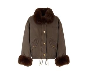 PINKO - Garlate Padded Jacket - - Jackets - Donna - Marrone - M