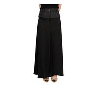 PINKO - Gelosia Satin Crinkle Skirt - - Skirts - Donna - Nero - S