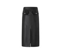PINKO - Gerbera Gonna Spalmato Effetto - - Skirts - Donna - Nero - S