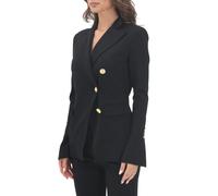 Pinko giacca blazer Granita in punto stoffa nero 44