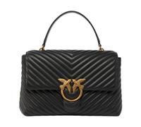 PINKO - Giacca in pelle con fodera in cotone - -Bags -Donna -Nero -ONE SIZE
