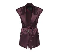 PINKO - Giacca Smacchinata in Raso - - Jackets - Donna - Rosso - S