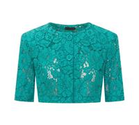 PINKO - Giacca Spencer in Pizzo - - Jackets - Donna - Verde - L