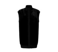 PINKO - Gilet lungo in pelliccia sintetica a coste - - Jackets - Donna - Nero - M