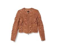 Pinko GIASONE Giubbino Nappa ELASTICATA, CM3_Noce del Brasile, XL Donna