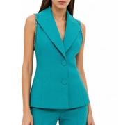 Pinko GILET donna verde acqua 106616A34P 40