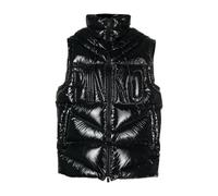 PINKO - Gilet in cristallo in nylon nero - - Jackets - Donna - Nero - S