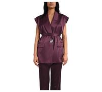 PINKO - Gilet in raso double-face - - Jackets - Donna - Rosso - L