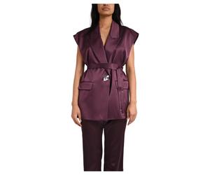 PINKO - Gilet in raso double-face - - Jackets - Donna - Rosso - L