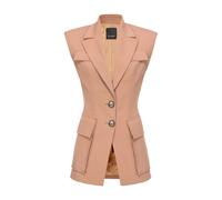 PINKO - Gilet monopetto - - Jackets - Donna - Beige - S