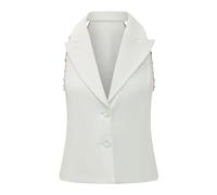 PINKO - Gilet senza maniche - - Jackets - Donna - Bianco - M