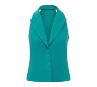 PINKO - Gilet Senza Maniche - - Jackets - Donna - Verde - L