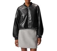 Pinko giubbino imbottito Brodo in ecopelle nero M