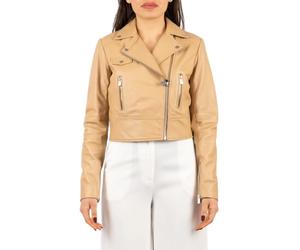 PINKO - Giubbino Pelle - - Jackets - Donna - Beige - M