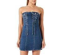 Pinko Goal Abito Denim con Stringhe