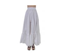 PINKO - Gonna Lunga Appule con Finitura a Volant - - Skirts - Donna - Bianco - M