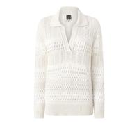 PINKO - Gorzano Maglia Cotone-Lino - - Knitwear - Donna - Bianco - XS