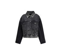 PINKO Gray Cotton Denim Jacket - M