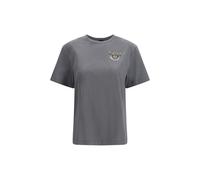 PINKO Gray Cotton T-Shirt - S
