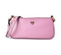 PINKO Half Moon Borsa a tracolla Vera Pelle 23 cm viola