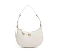 Pinko Half Moon Mini Borsa a spalla avorio, pelle di vacchetta finemente grana, donna