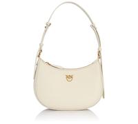 PINKO Half Moon Borsa a tracolla Pelle 26 cm bianco seta (TAS025658)