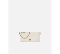 PINKO Horizontal Flat Bag in pelle bianca 25PKB