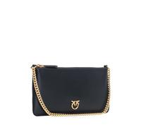 Pinko Pochette Horizontal Flat Z99Q Vitello Seta Nero/Antique Gold