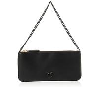 Pinko Horizontal Flat Vitello Seta, Borsa Donna, Z99B_Nero Limousine Block Color, One Size