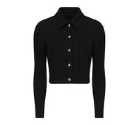 PINKO, ,Jackets ,Donna ,Nero ,S Giacca Nera in Misto Viscosa