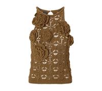 PINKO, ,Knitwear ,Donna ,Marrone ,M Nymphaea Maglioni a collo rotondo