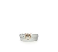 PINKO - Leather Belt - - Accessories - Donna - Bianco - L