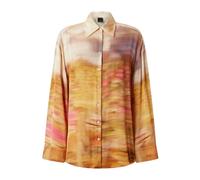 PINKO - Camicia Cotone Multicolore Beige Stampa - - Blouses & Shirts - Donna - Multicolore - M