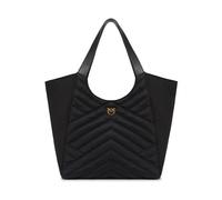 PINKO - Logo Tote Bag - - Bags - Donna - Nero - ONE SIZE