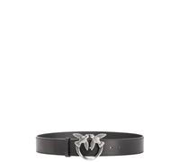 PINKO - Love Berry H4 Belt Vitello - - Accessories - Donna - Nero - L