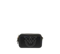 PINKO Carrie Camera Mini Borsa Borsa a tracolla Pelle 18 cm nero-antique gold (TAS023747)