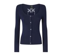 PINKO - Love Birds Cardigan Sweater - - Knitwear - Donna - Blu - L