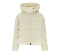 PINKO - 'Love Birds' logo down jacket - - Jackets - Donna - Beige - S