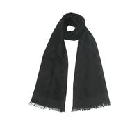 PINKO - Love Birds Monogram Jacquard Scarf - -Accessories -Donna -Nero -ONE SIZE