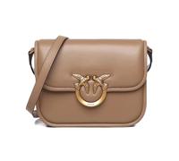 PINKO - Love Box Bag Fl Mini Nappa + V - - Bags - Donna - Marrone - ONE SIZE