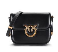 PINKO Love Box Borsa a tracolla Pelle 20 cm nero