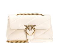 Pinko Love Classic Puff CL Sheep Nap, Borsa Donna, Z14Q_Bianco Seta-Antique Gold, U