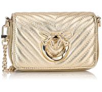 PINKO Love Click Micro Mini borsa a mano Pelle 13 cm oro-block color (TAS003422)
