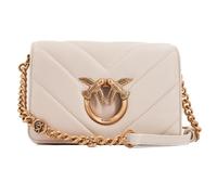 Pinko, LOVE CLICK MINI SHEEP NAPPA BI Donna, Z14Q_BIANCO SETA-ANTIQUE GOLD, One size
