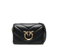 Pinko Love Click Mini Sheep Nappa Big Chevron, BI Donna, Z99Q_Nero-Antique Gold, One Size