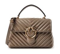 PINKO Love Lady Borsetta Vera Pelle 22 cm grigio